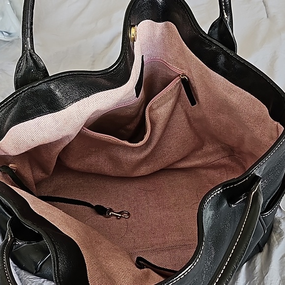 Dooney and Bourke Large Kristin tote in black pebbled leather - Picture 2 of 10